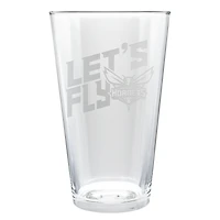 Charlotte Hornets Etched 16oz. Rally Cry Pint Glass