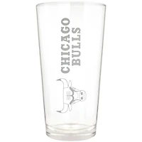 Chicago Bulls Etched 16oz. Vertical Rally Cry Pint Glass