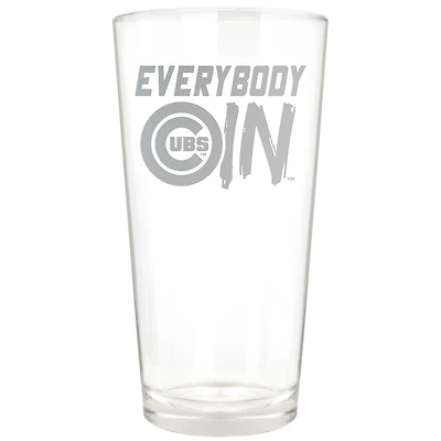 Chicago Cubs Etched 16oz. Rally Cry Pint Glass