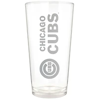Chicago Cubs Etched 16oz. Vertical Rally Cry Pint Glass