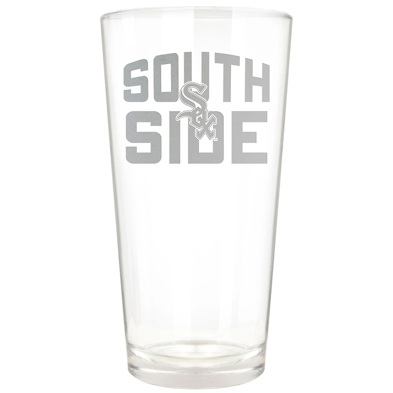 Chicago White Sox Etched 16oz. Rally Cry Pint Glass