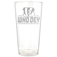 Cincinnati Bengals Etched 16oz. Rally Cry Pint Glass