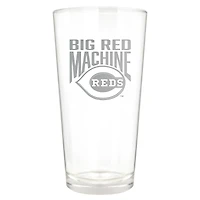 Cincinnati Reds Etched 16oz. Rally Cry Pint Glass