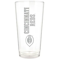 Cincinnati Reds Etched 16oz. Vertical Rally Cry Pint Glass