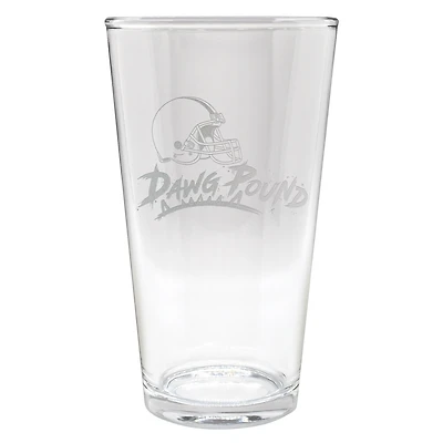 Cleveland Browns Etched 16oz. Rally Cry Pint Glass
