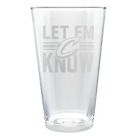 Cleveland Cavaliers Etched 16oz. Rally Cry Pint Glass