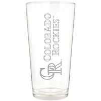Colorado Rockies Etched 16oz. Vertical Rally Cry Pint Glass