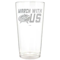 Columbus Blue Jackets Etched 16oz. Rally Cry Pint Glass