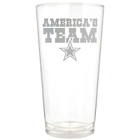 Dallas Cowboys Etched 16oz. Rally Cry Pint Glass