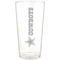 Dallas Cowboys Etched 16oz. Vertical Rally Cry Pint Glass