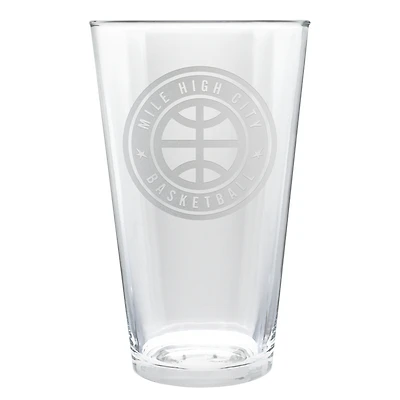 Denver Nuggets Etched 16oz. Rally Cry Pint Glass