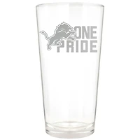 Detroit Lions Etched 16oz. Rally Cry Pint Glass