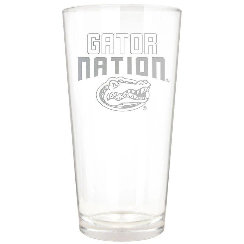 Florida Gators Etched 16oz. Rally Cry Pint Glass