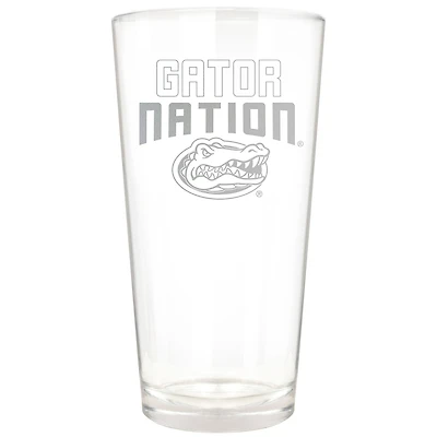 Florida Gators Etched 16oz. Rally Cry Pint Glass