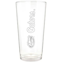 Florida Gators Etched 16oz. Vertical Rally Cry Pint Glass