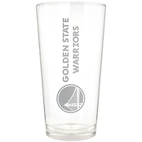 Golden State Warriors Etched 16oz. Vertical Rally Cry Pint Glass