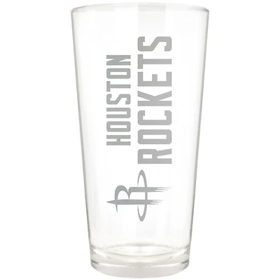 Houston Rockets Etched 16oz. Vertical Rally Cry Pint Glass