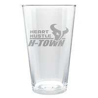 Houston Texans Etched 16oz. Rally Cry Pint Glass
