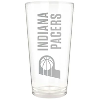 Indiana Pacers Etched 16oz. Vertical Rally Cry Pint Glass