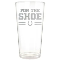 Indianapolis Colts Etched 16oz. Rally Cry Pint Glass