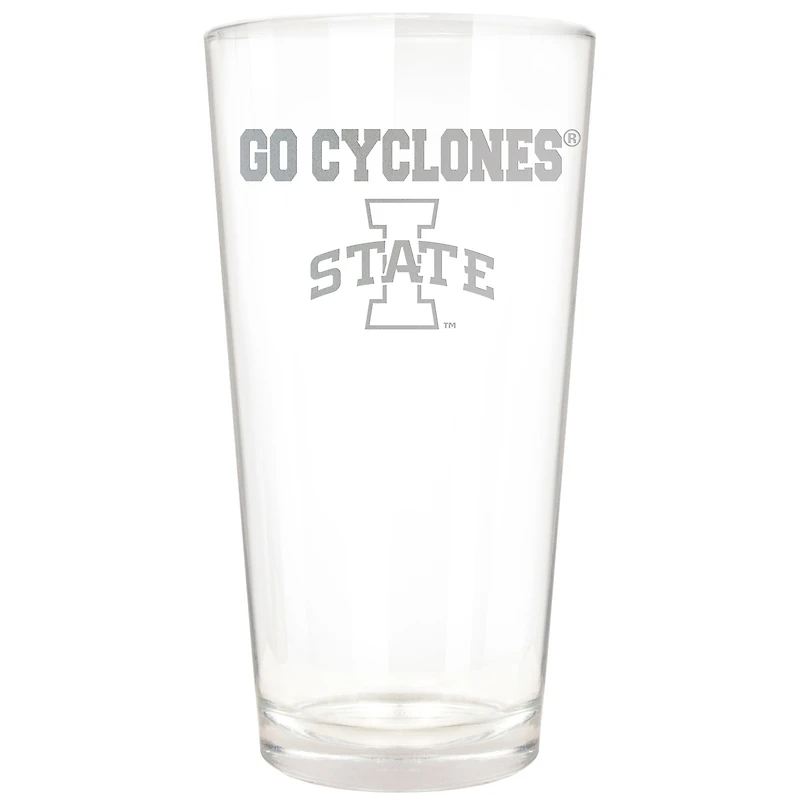 Iowa State Cyclones Etched 16oz. Rally Cry Pint Glass