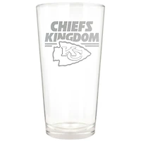 Kansas City Chiefs Etched 16oz. Rally Cry Pint Glass