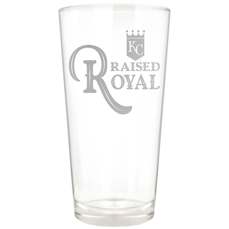 Kansas City Royals Etched 16oz. Rally Cry Pint Glass