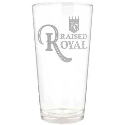Kansas City Royals Etched 16oz. Rally Cry Pint Glass