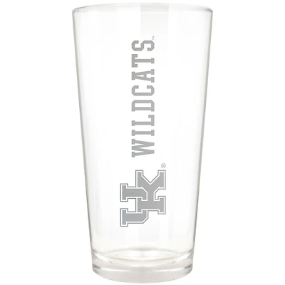 Kentucky Wildcats Etched 16oz. Vertical Rally Cry Pint Glass