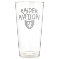 Las Vegas Raiders Etched 16oz. Rally Cry Pint Glass