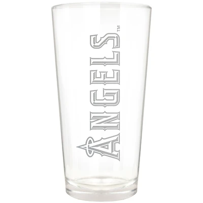 Los Angeles Angels Etched 16oz. Vertical Rally Cry Pint Glass