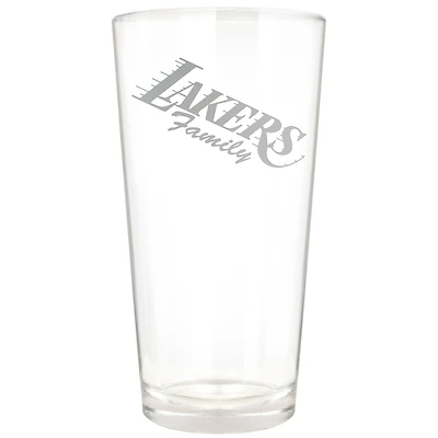 Los Angeles Lakers Etched 16oz. Rally Cry Pint Glass