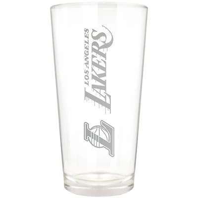 Los Angeles Lakers Etched 16oz. Vertical Rally Cry Pint Glass