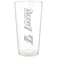 Los Angeles Lakers Etched 16oz. Vertical Rally Cry Pint Glass