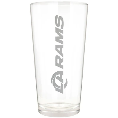 Los Angeles Rams Etched 16oz. Vertical Rally Cry Pint Glass