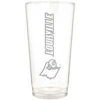 Louisville Cardinals Etched 16oz. Vertical Rally Cry Pint Glass