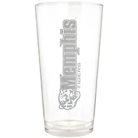 Memphis Tigers Etched 16oz. Vertical Rally Cry Pint Glass