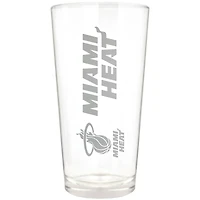 Miami Heat Etched 16oz. Vertical Rally Cry Pint Glass
