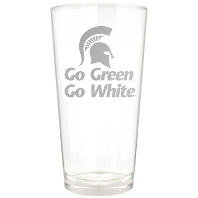 Michigan State Spartans Etched 16oz. Rally Cry Pint Glass