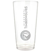 Minnesota Timberwolves Etched 16oz. Vertical Rally Cry Pint Glass