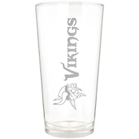 Minnesota Vikings Etched 16oz. Vertical Rally Cry Pint Glass