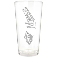 Minnesota Wild Etched 16oz. Vertical Rally Cry Pint Glass