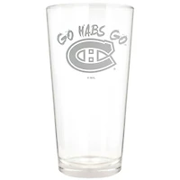 Montreal Canadiens Etched 16oz. Rally Cry Pint Glass