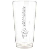 Nashville Predators Etched 16oz. Vertical Rally Cry Pint Glass