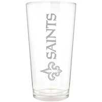 New Orleans Saints Etched 16oz. Vertical Rally Cry Pint Glass