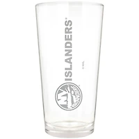 New York Islanders Etched 16oz. Vertical Rally Cry Pint Glass