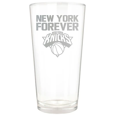 New York Knicks Etched 16oz. Rally Cry Pint Glass