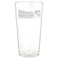 New York Rangers Etched 16oz. Rally Cry Pint Glass