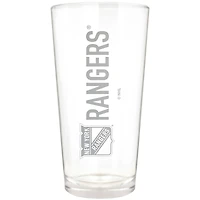 New York Rangers Etched 16oz. Vertical Rally Cry Pint Glass