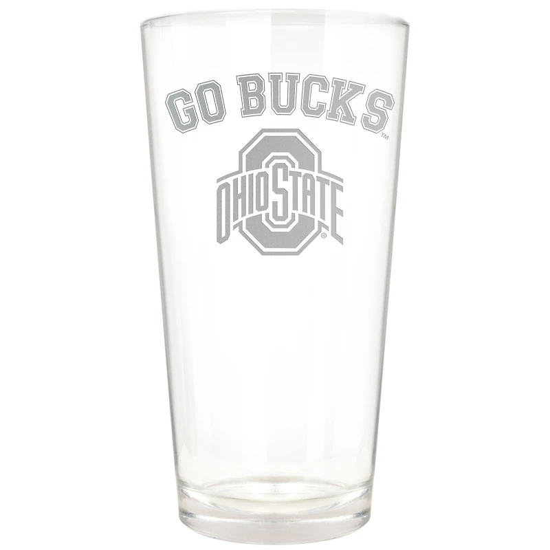 Ohio State Buckeyes Etched 16oz. Rally Cry Pint Glass